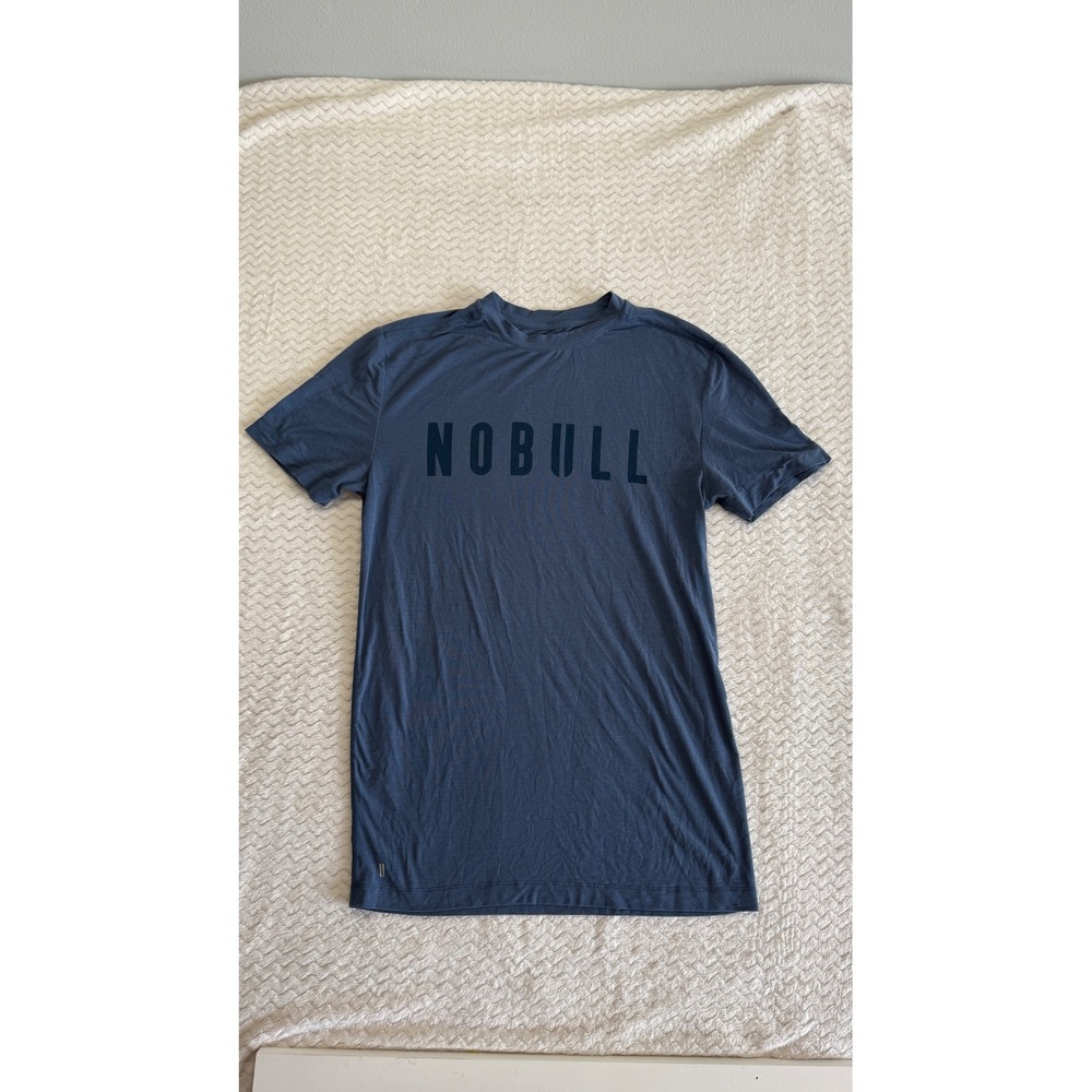 NOBULL Mens Graphic Short Sleeve Training T-Shirt Blue Size S RN 151714